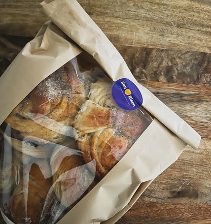 Authentic Swedish Cardamom Buns 6-Pack